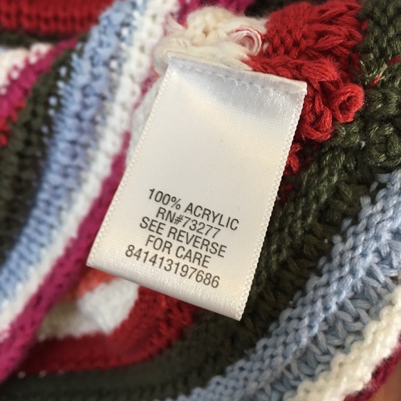 Candies | Striped Crochet Tank Top Tie Up - Picture 7 of 8